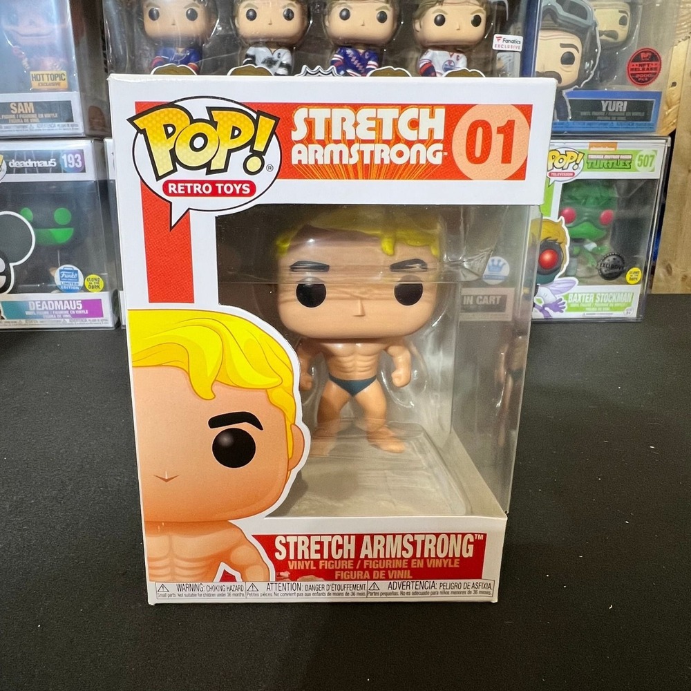 Funko Pop Retro Toys Stretch Armstrong 01 Vinyl Figure Blonde Muscle Man Toy